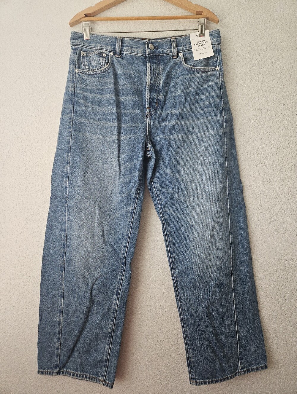 NWT Madewell pieced barrel leg jeans, W29 - Picture 7 of 12